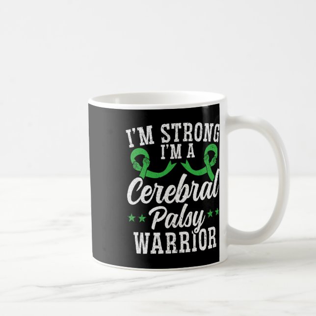 Cerebral Palsy Awareness Brain  Coffee Mug (Right)