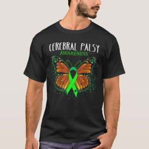 Cerebral Palsy Awareness Butterfly Design Idea T-Shirt