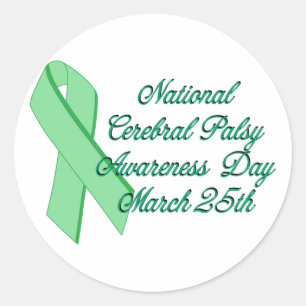 Cerebral Palsy Awareness Day Classic Round Sticker