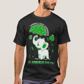 Cerebral Palsy Awareness Elephant T-Shirt