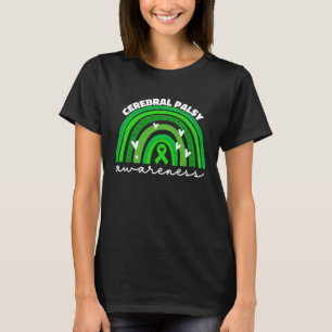 Cerebral Palsy Awareness For Women Green Ribbon Cp T-Shirt