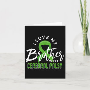 Cerebral Palsy Awareness Shirts Support Brain Love Card
