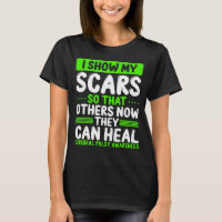 Cerebral Palsy Awareness Show Scars Green Ribbon