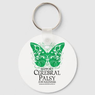 Cerebral Palsy Butterfly Key Ring