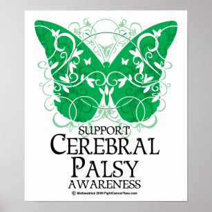 Cerebral Palsy Butterfly Poster