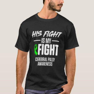 Cerebral Palsy CP Awareness His Warrior Survivor 2 T-Shirt