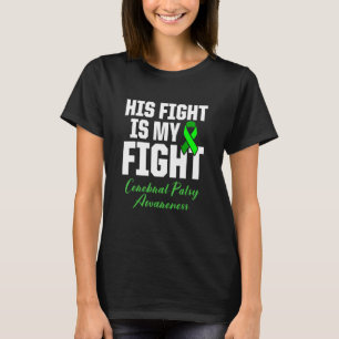 Cerebral Palsy CP Awareness His Warrior Survivor T-Shirt