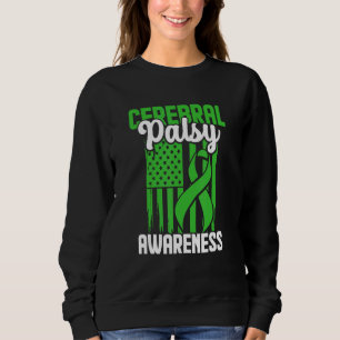 Cerebral Palsy Cp Awareness Overcoming Us Warrior Sweatshirt