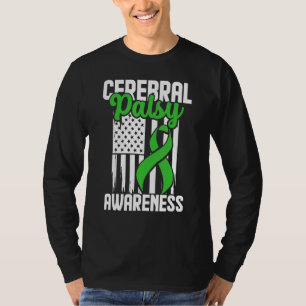Cerebral Palsy Cp Awareness Overcoming Us Warrior T-Shirt