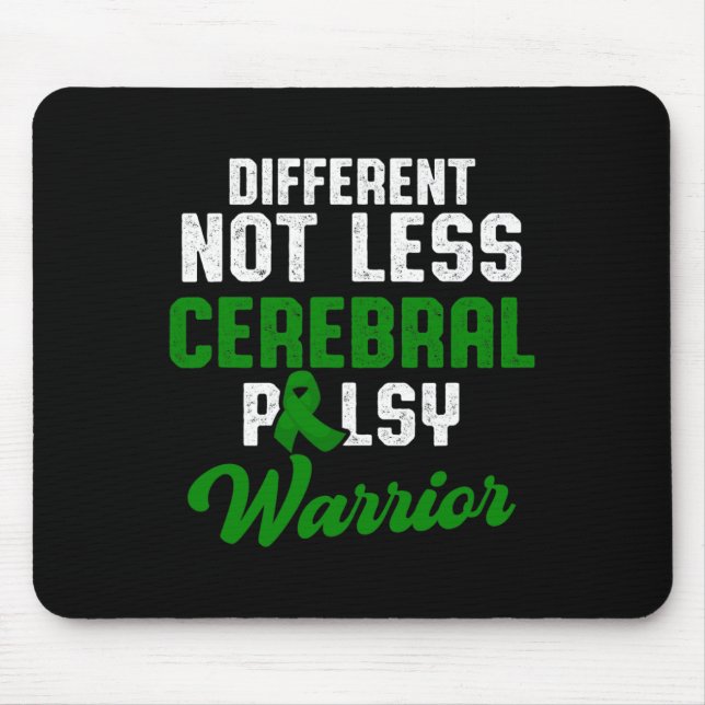 Cerebral Palsy Cp Awareness Proud Warrior Survivor Mouse Mat (Front)