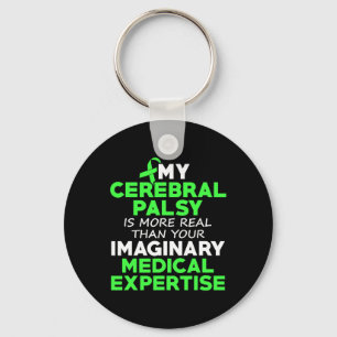 Cerebral Palsy Cp Awareness Real Warrior Survivor  Key Ring