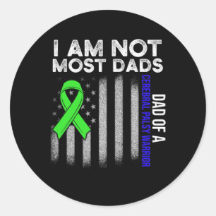 Cerebral Palsy Cp Awareness Warrior Survivor 1 Classic Round Sticker