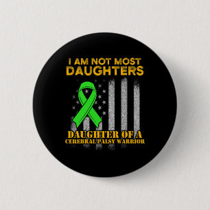 Cerebral Palsy Cp Awareness Warrior Survivor 6 Cm Round Badge