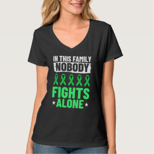 Cerebral Palsy Green Ribbon Brain Damage Awareness T-Shirt
