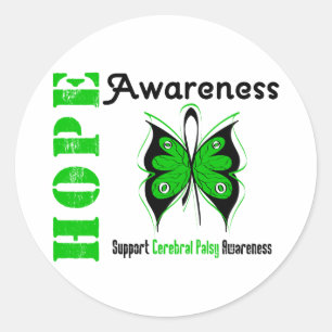Cerebral Palsy Hope Awareness Classic Round Sticker