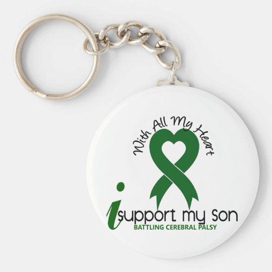 Cerebral Palsy I Support My Son Key Ring