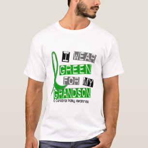 Cerebral Palsy I Wear Green For My Grandson 37 T-Shirt