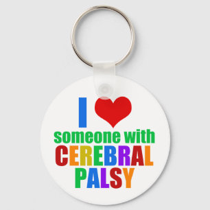 Cerebral Palsy Love Key Ring