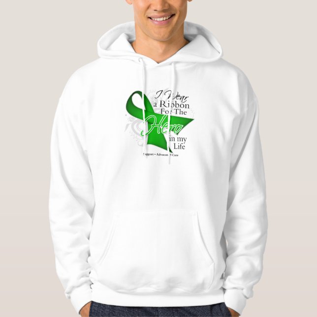 Cerebral Palsy Ribbon Hero in My Life Hoodie (Front)