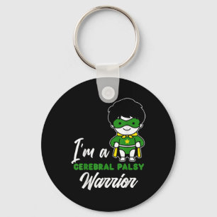 Cerebral Palsy Warrior Cp Hero Cerebral Palsy Awar Key Ring