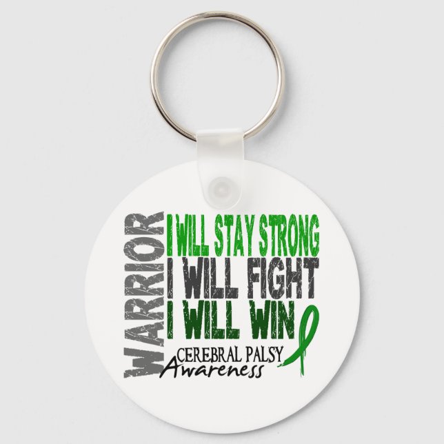 Cerebral Palsy Warrior Key Ring (Front)