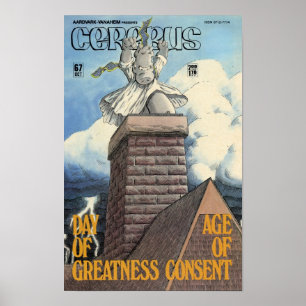 Cerebus issue #67 cover poster