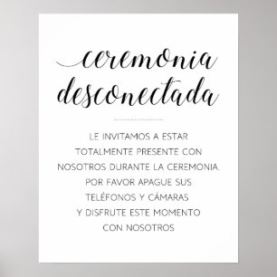 Ceremonia Desconectada Poster