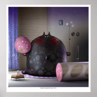 ceremonial cats II ( cat no. 5 ) Poster