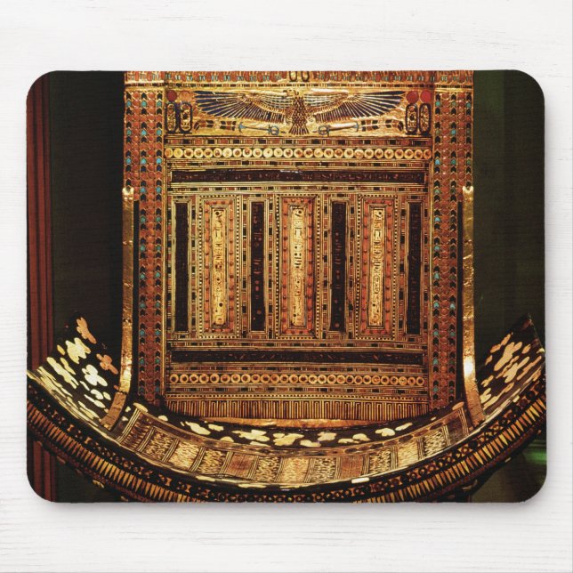 Ceremonial Chair of Tutankhamun Mouse Mat (Front)