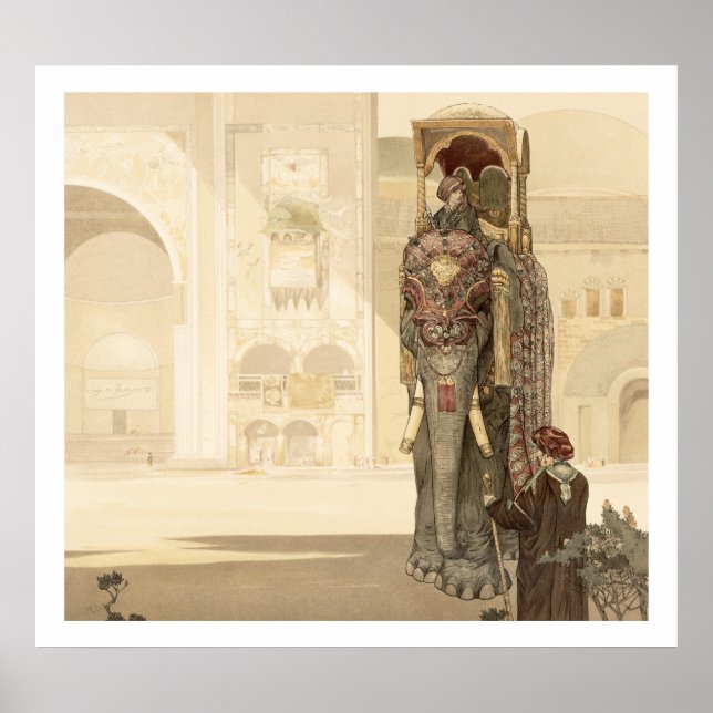 Ceremonial Elephant, from 'The Jungle Book' by Rud Poster (Front)