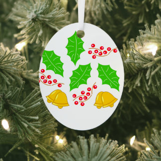 Ceremony of Cherry Christmas Adorno Ceramic Orna Metal Tree Decoration