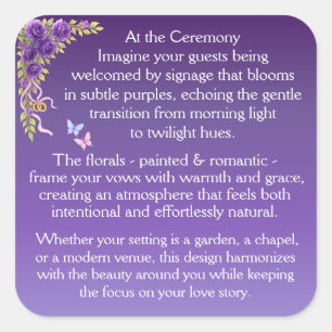 Ceremony Square Sticker