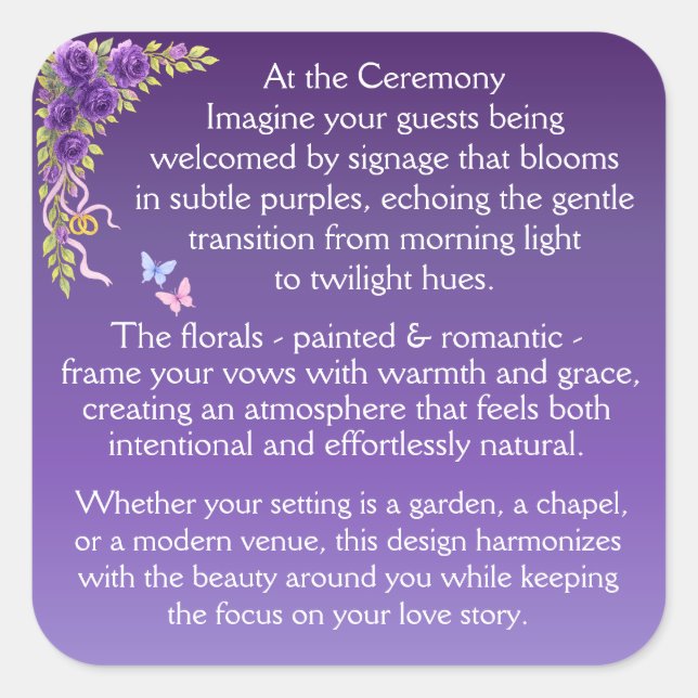 Ceremony Square Sticker (Front)