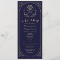 Ceremony Wedding Party Cards Tarot Programme Stars