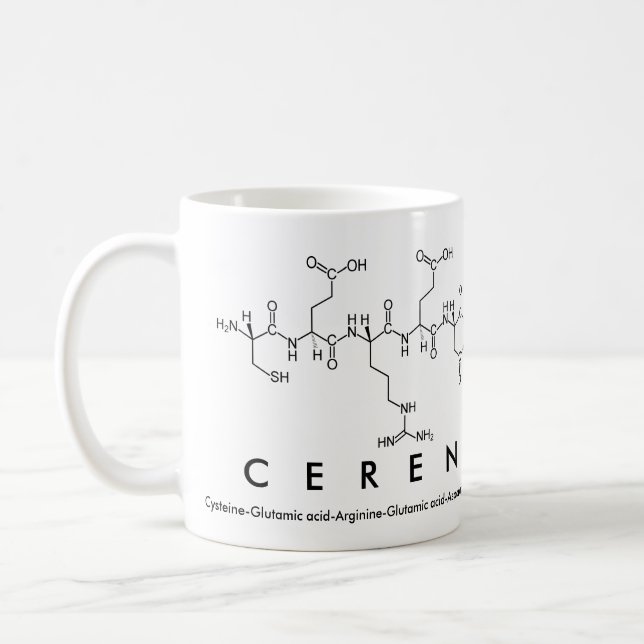 Ceren peptide name mug (Left)