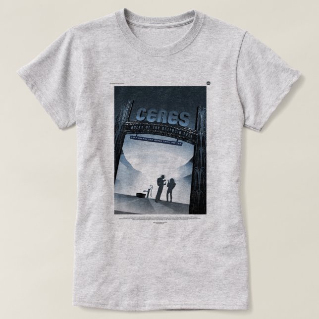 Ceres Fantasy Space Tour T-Shirt (Design Front)