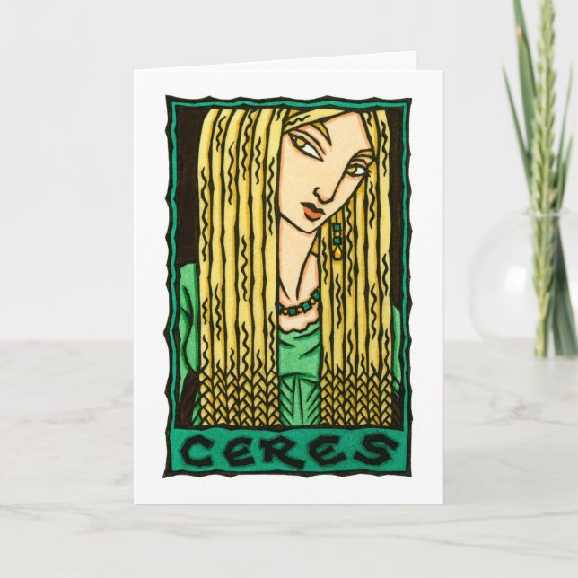 Ceres Greeting Card (Front)