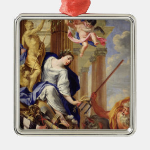 Ceres Vanquishing the Attributes of War Metal Tree Decoration