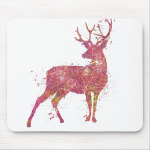 Cerf Animal Forêt Faune Sauvage Nature Monde Terre Mouse Mat