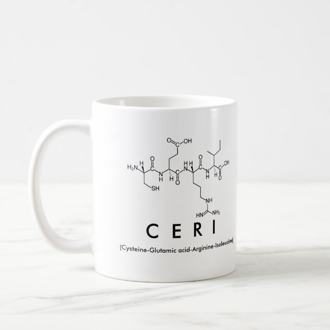 Ceri peptide name mug (Left)