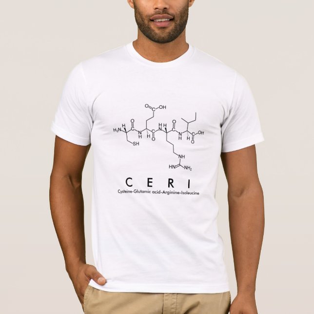 Ceri peptide name shirt (Front)