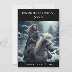 Ceridwen and Shagg 5x7 collector card