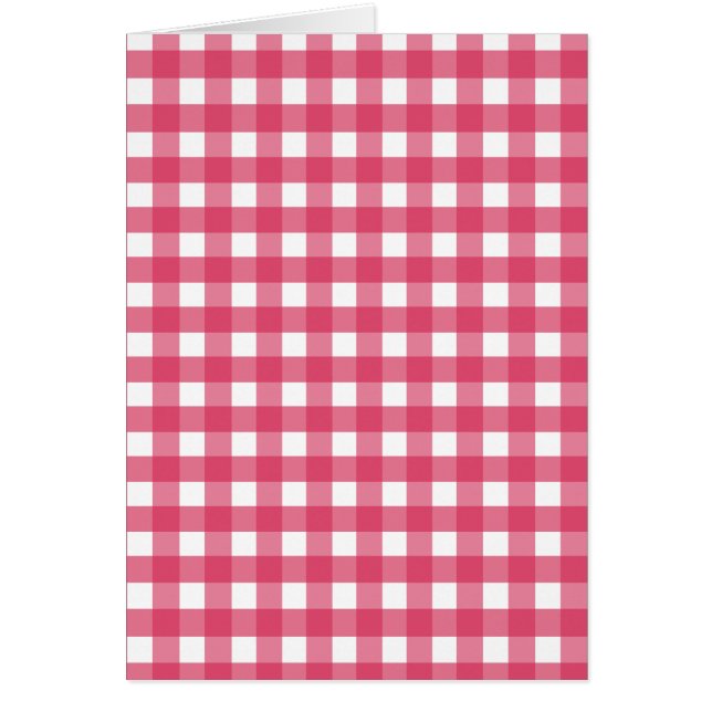 Cerise gingham (Front)