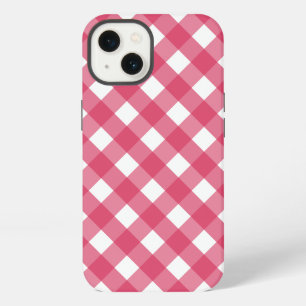 Cerise gingham Case-Mate iPhone case