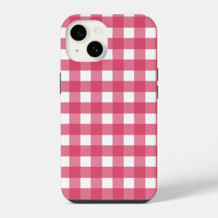 Cerise gingham Case-Mate iPhone case