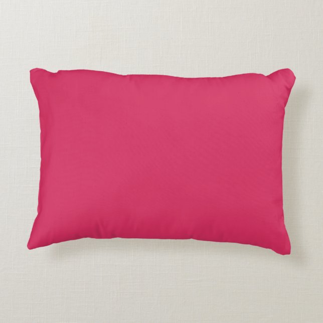 Cerise Pink Decorative Cushion (Back)