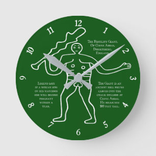 Cerne Abbas Giant Round Clock