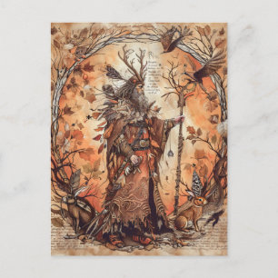 Cernunnos Celtic Horned God of Nature Postcard
