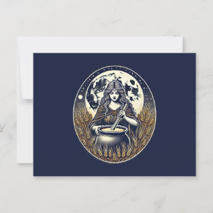 Cerridwen Witch                                    Postcard