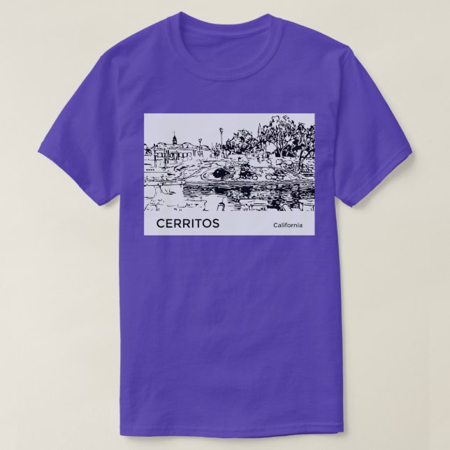 Cerritos California TShirt (Design Front)